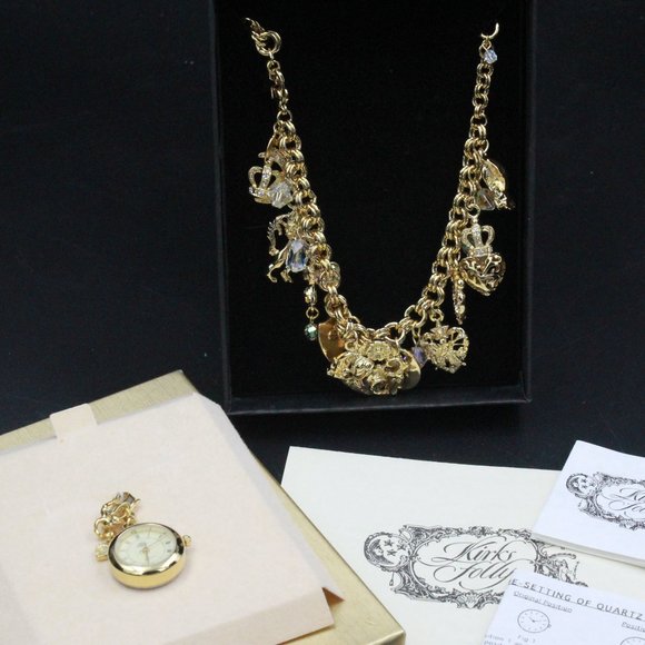 KIRKS FOLLY LEGEND OF THE HEART BRACELET NECKLACE SET - Picture 1 of 8